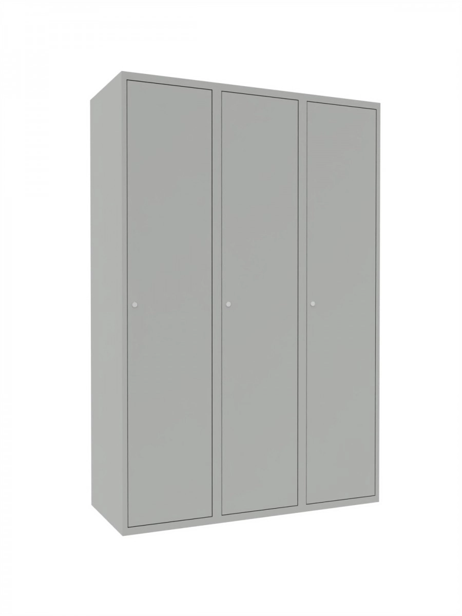 Metal closet cabinet