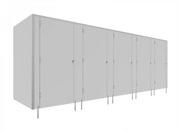 EXPRESS - 48 H - WC cabins made of wood -SOLARI 1 door- TYPE II corner cabinet