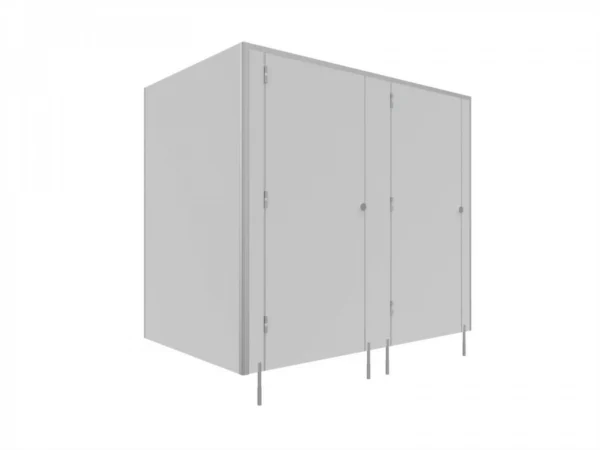 EXPRESS - 48 H - WC cabins made of wood -SOLARI 1 door- TYPE II corner cabinet