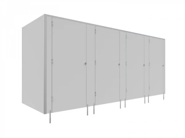 EXPRESS - 48 H - WC cabins made of wood -SOLARI 1 door- TYPE II corner cabinet