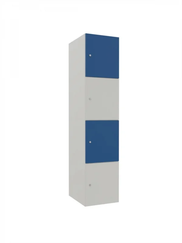 Modular metal cabinet with wood