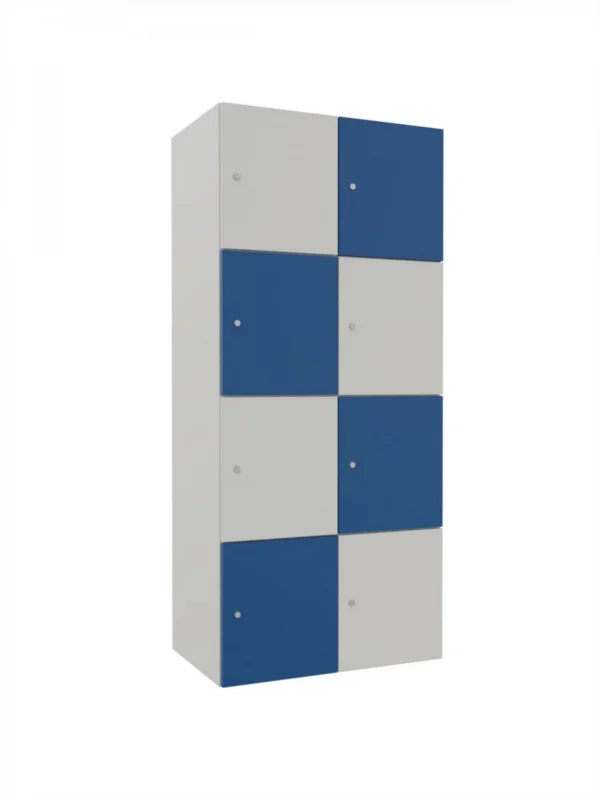 Modular metal cabinet with wood