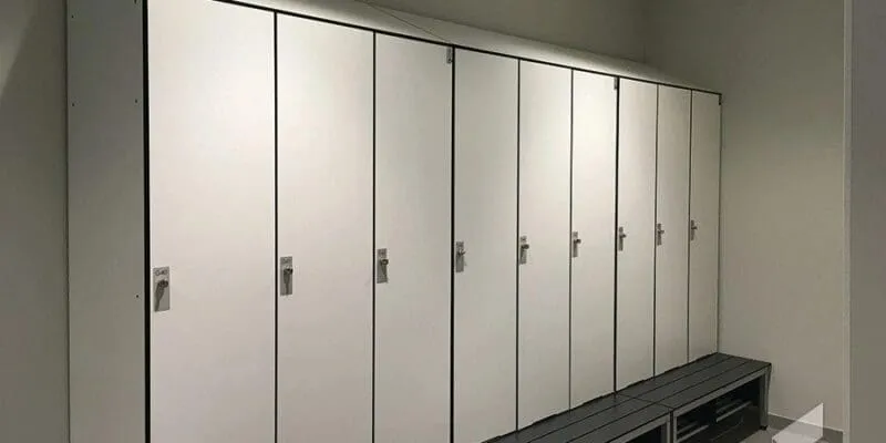 Staff changing room