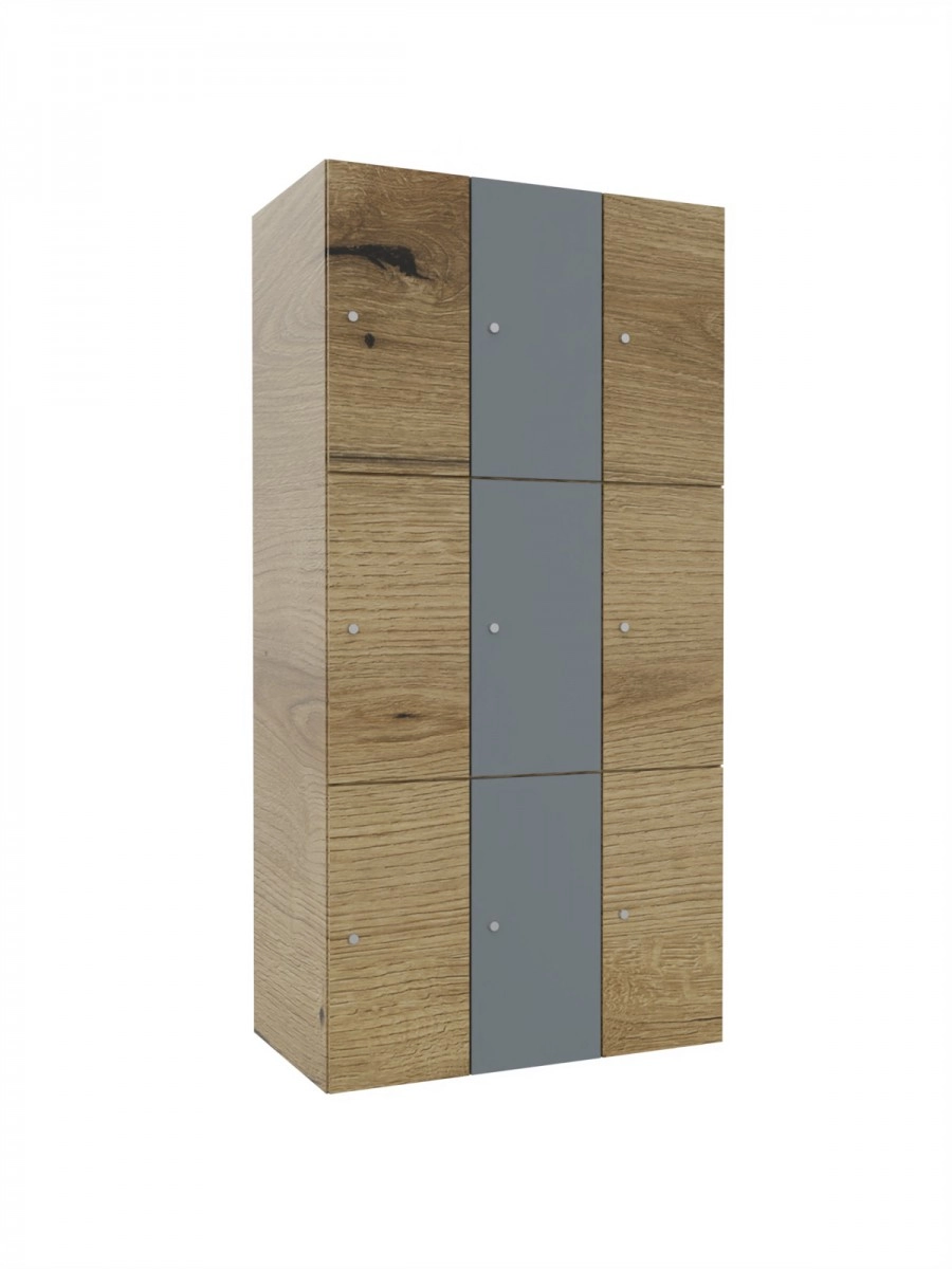 Wooden deposit locker