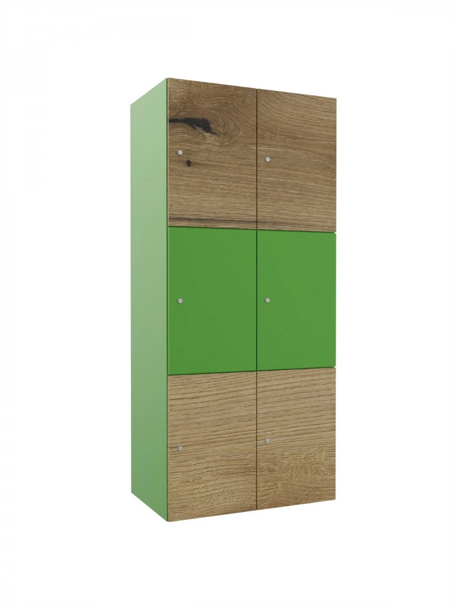 Wooden deposit locker