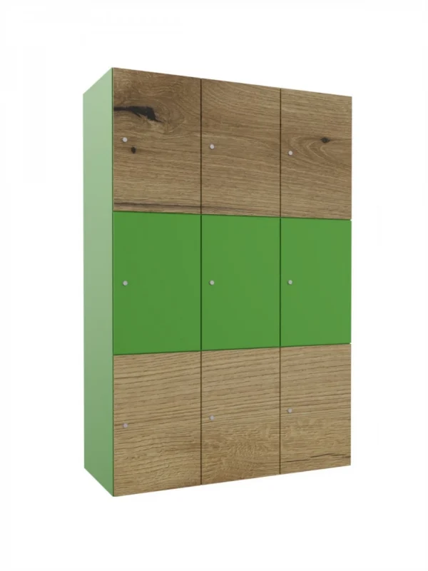 Wooden deposit locker