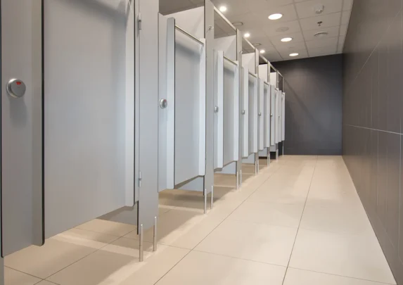 Showers with doors